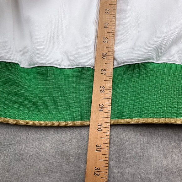 Nike‎ Jacket Adult Large White Green Gold Zip Lebron Basketball St V Mary Irish - Picture 9 of 11